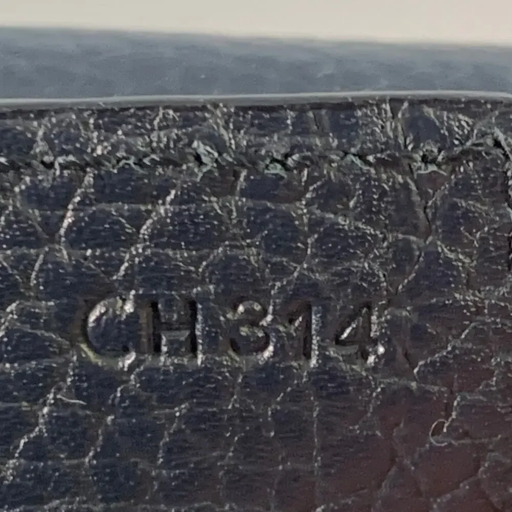 MONT BLANC Navy Pebble Grain Leather Briefcase